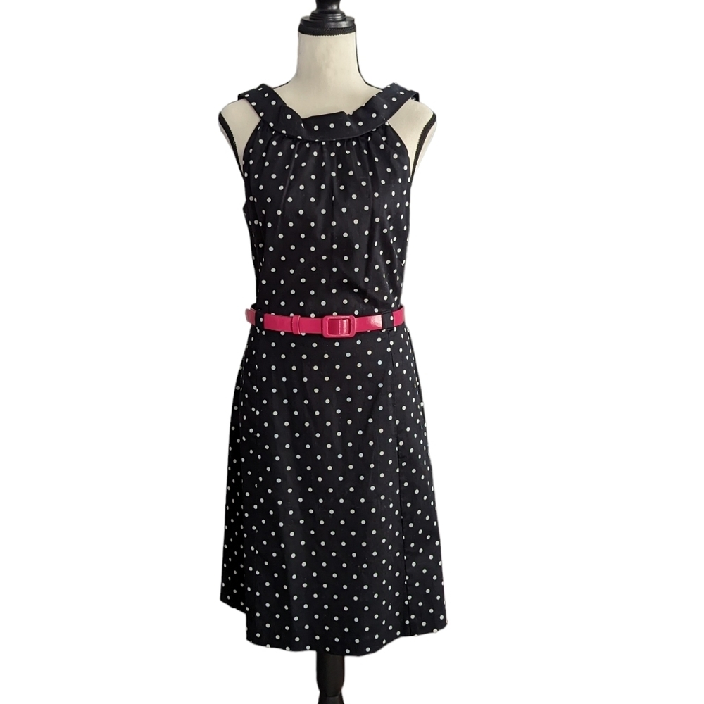 Jessica Howard 50's Style Polka Dot Dress Size 16